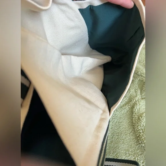 Victoria's Secret PINK Logo Canvas Tote Bag Side Pockets New 2004! - Picture 9 of 12